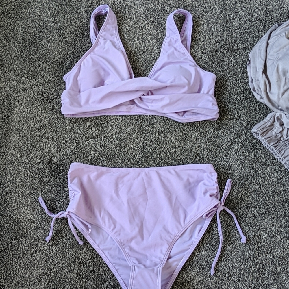 Cute Light Purple Bikini